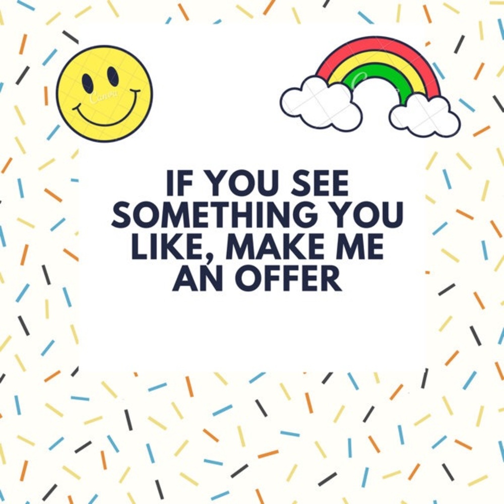 Make an offer☀️🌈